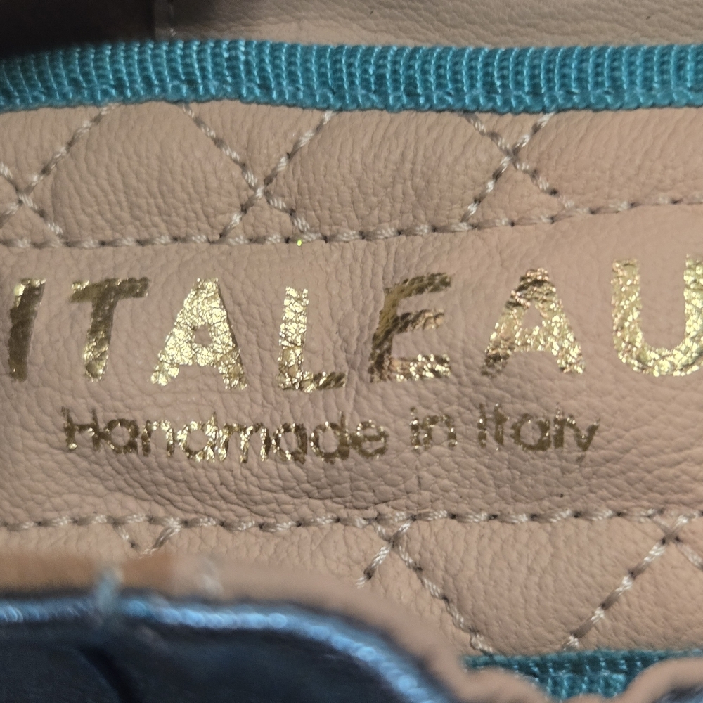 ITALEAU Shimmering Teal Flats - Picture 6 of 9